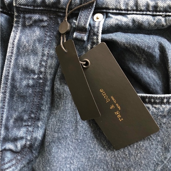 Rag and Bone Maya Wide leg High Rise Cropped jean Size 30 - Picture 9 of 9